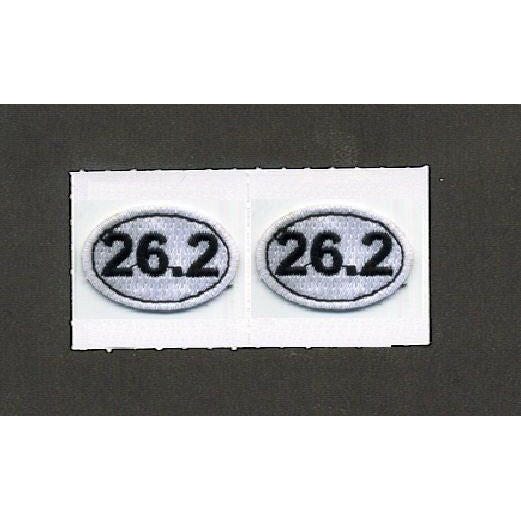 Embroidered 26.2 Oval Stick-on Applique - Support Store