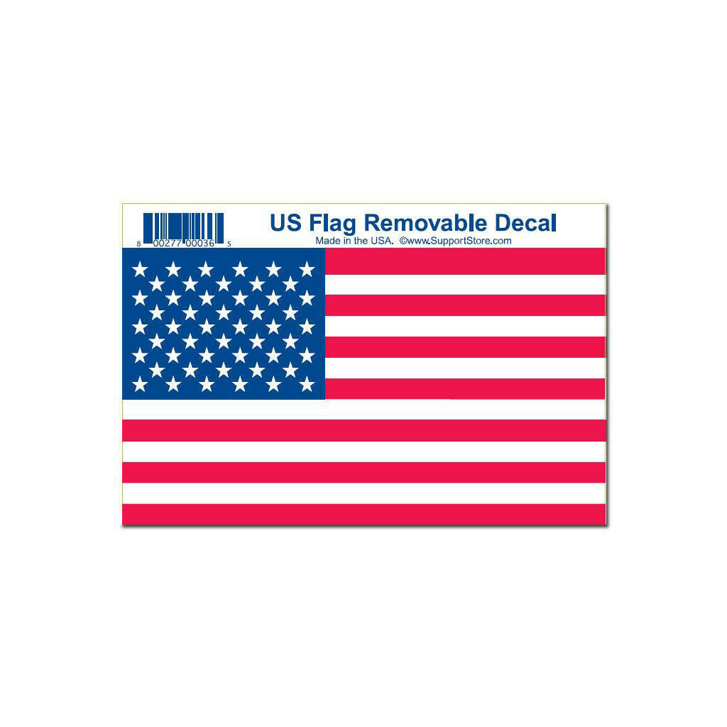 USA American Flag Decal - 4 X 6 inch - Support Store