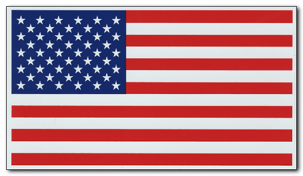 American Flag Magnet Old Glory 4" x 7" USA - value priced - Support Store