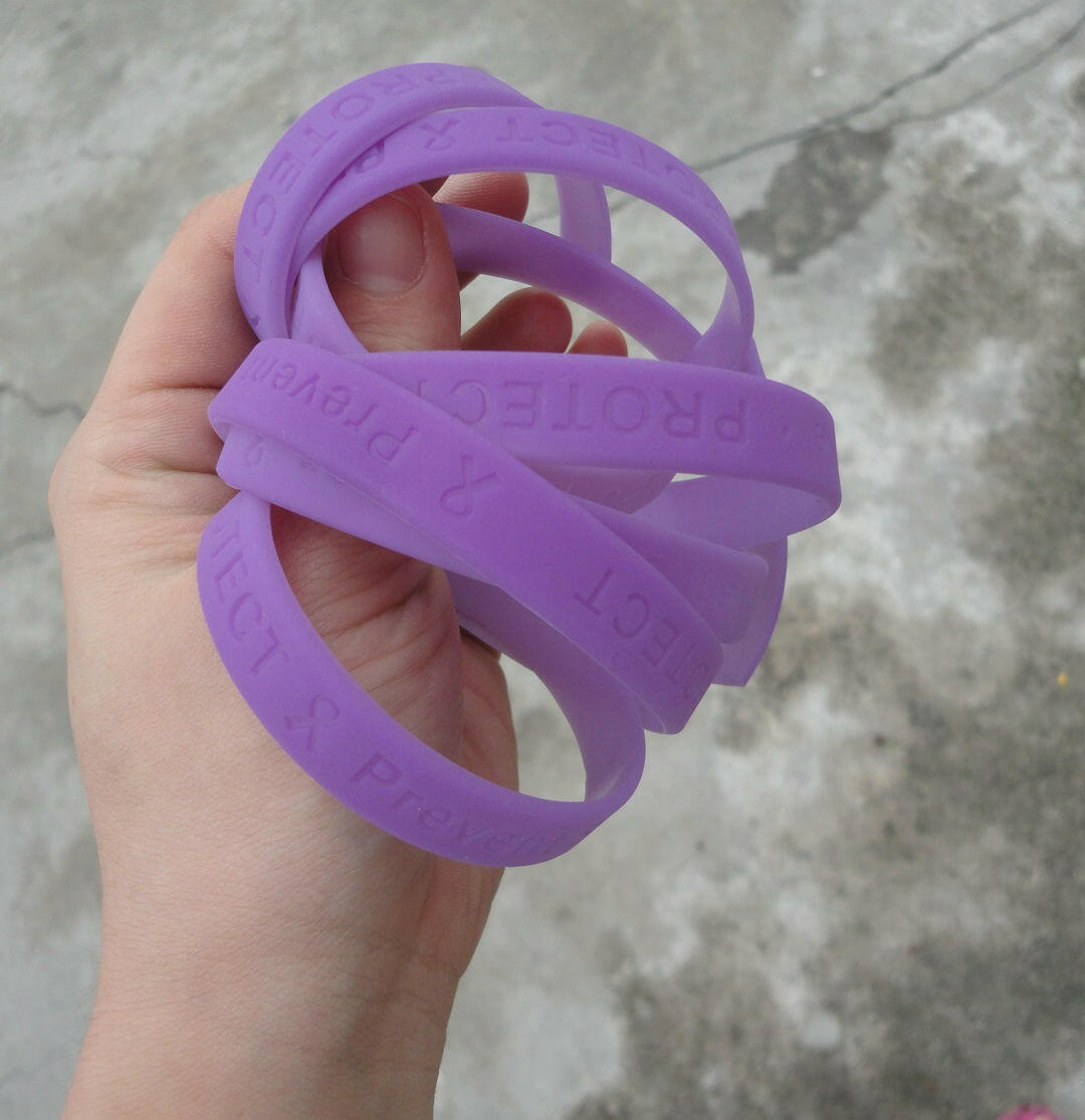 Skin Cancer Prevention UV Color Changing Wristband - Youth 7" - Support Store