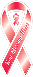 Custom Ribbon Magnet Red - Support Store