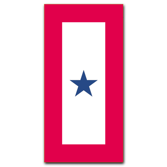 Blue Star Service Banner Magnet - Support Store