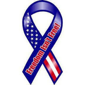 Freedom Isn't Free Vinyl Static Window Cling - Support Store