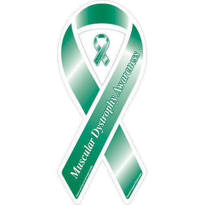 Muscular Dystrophy Awareness Green Ribbon Magnet - Support Store