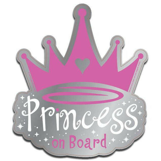 Princess on Board Pink Car Magnet - Support Store