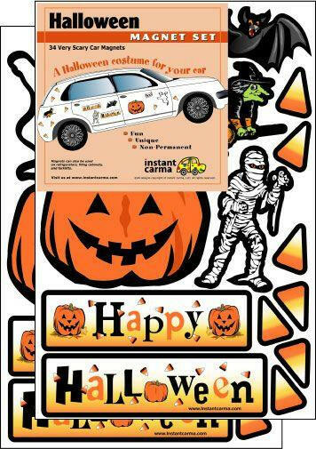 A Halloween costume for your car! Magnet Set - Support Store