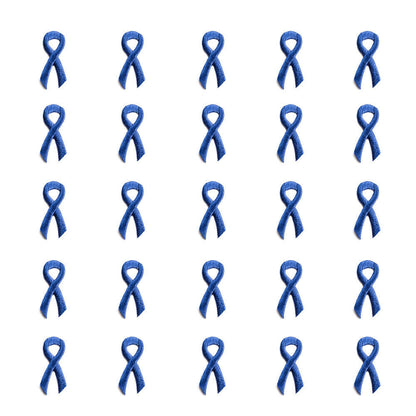 Blue Ribbon Embroidered Stick-ons - 25-pack - Support Store