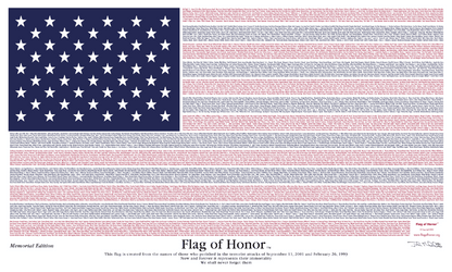 Flag of Honor - September 11th - Support Store