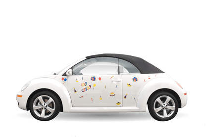 Happy Birthday Car Magnet Set - Support Store