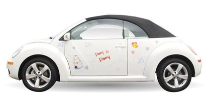 Just Married Wedding Car Magnet Set - Support Store